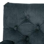 Πολυθρονα Fylliana New F4 Πετρολ Με Grey Oak Ποδια 65x70x88εκ - Image 6