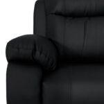 Πολυθρονα Fylliana Relax Chicago 1114 Μαυρο Τεχνοδερμα 97x90x100εκ - Image 8