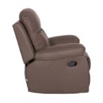 Πολυθρονα Fylliana Relax Chicago 1122 Γκρι-Μοκα Τεχνοδερμα 97x90x100εκ - Image 3