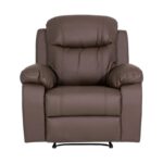 Πολυθρονα Fylliana Relax Chicago 1122 Γκρι-Μοκα Τεχνοδερμα 97x90x100εκ - Image 5