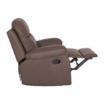 Πολυθρονα Fylliana Relax Chicago 1122 Γκρι-Μοκα Τεχνοδερμα 97x90x100εκ - Image 6