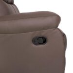 Πολυθρονα Fylliana Relax Chicago 1122 Γκρι-Μοκα Τεχνοδερμα 97x90x100εκ - Image 7