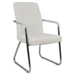 Πολυθρονα Daley HM1021.02 Λευκη 55,5x67,5x94 Εκ.