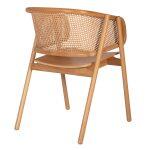 Πολυθρονα Kenlee HM9872 Φραξινος Και Φυσικο Rattan Rattan Σε Φυσικο 57,5x55x81yεκ. - Image 5