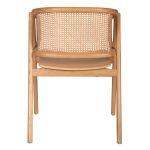 Πολυθρονα Kenlee HM9872 Φραξινος Και Φυσικο Rattan Rattan Σε Φυσικο 57,5x55x81yεκ. - Image 6