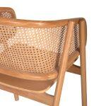 Πολυθρονα Kenlee HM9872 Φραξινος Και Φυσικο Rattan Rattan Σε Φυσικο 57,5x55x81yεκ. - Image 10