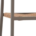 Πολυθρονα Κηπου Fylliana Lesoto Καφε Χρωμα 57x61x83εκ - Image 6