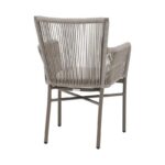 Πολυθρονα Κηπου Fylliana "Mariel" Καφε Χρωμα 56x60x83εκ - Image 4