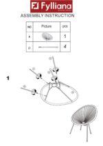 Πολυθρονα Κηπου Fylliana Morena Καφε Χρωμα 70x74x85εκ - Image 7