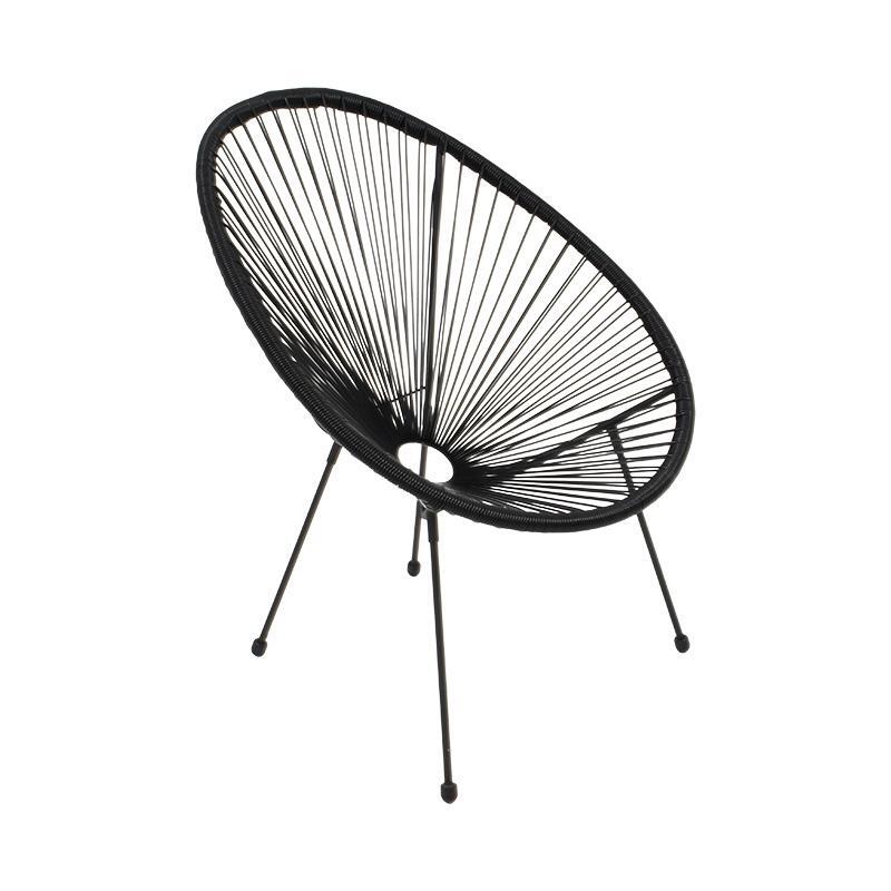 polythrona-kipoy-fylliana-morena-mayro-chroma-70x74x85ek-mrn1759216501 Πολυθρονα Κηπου Fylliana Morena Μαυρο Χρωμα 70x74x85εκ - Image 1