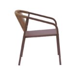 Πολυθρονα Κηπου Fylliana Tangier Καφε Χρωμα 57x61x75εκ - Image 3