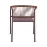 Πολυθρονα Κηπου Fylliana Tangier Καφε Χρωμα 57x61x75εκ - Image 5