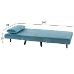 Πολυθρονα Κρεβατι Braxton HM8425.25 Βελουδο Σε Χρωμα Μεντα 78x88x78υεκ. - Image 3