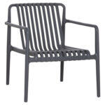Πολυθρονα Lounge Εξωτ.χωρου Malen HM6626.03 Γκρι Πολυπροπυλενιο 67x75x75υεκ