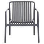 Πολυθρονα Lounge Εξωτ.χωρου Malen HM6626.03 Γκρι Πολυπροπυλενιο 67x75x75υεκ - Image 3