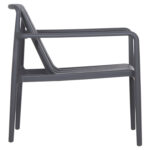 Πολυθρονα Lounge Εξωτ.χωρου Malen HM6626.03 Γκρι Πολυπροπυλενιο 67x75x75υεκ - Image 4