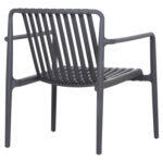 Πολυθρονα Lounge Εξωτ.χωρου Malen HM6626.03 Γκρι Πολυπροπυλενιο 67x75x75υεκ - Image 5