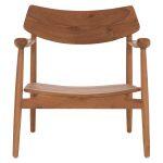 Πολυθρονα Lounge Ranger HM18255.01 Ξυλο Teak Σε Φυσικο 70x73x73υεκ. - Image 3