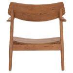 Πολυθρονα Lounge Ranger HM18255.01 Ξυλο Teak Σε Φυσικο 70x73x73υεκ. - Image 6