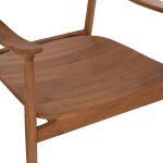 Πολυθρονα Lounge Ranger HM18255.01 Ξυλο Teak Σε Φυσικο 70x73x73υεκ. - Image 8