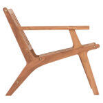 Πολυθρονα Lounge Arania HM6617 Ξυλο Teak Σε Φυσικο 59x65x69υεκ. - Image 4