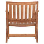 Πολυθρονα Lounge Arania HM6617 Ξυλο Teak Σε Φυσικο 59x65x69υεκ. - Image 6