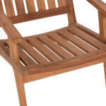 Πολυθρονα Lounge Arania HM6617 Ξυλο Teak Σε Φυσικο 59x65x69υεκ. - Image 8