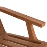 Πολυθρονα Lounge Arania HM6617 Ξυλο Teak Σε Φυσικο 59x65x69υεκ. - Image 9