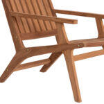 Πολυθρονα Lounge Arania HM6617 Ξυλο Teak Σε Φυσικο 59x65x69υεκ. - Image 10