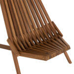 Πολυθρονα Lounge Με Μαξιλαρακι Πτυσσομενη Shigan HM6530 Ξυλο Ακακιας 56.5x83x87υεκ - Image 8