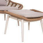 Πολυθρονα Lounge Με Υποποδιο Remvazzo HM6561.02 Αλουμινιο Μπεζ--Wicker 90x85x96υεκ - Image 9