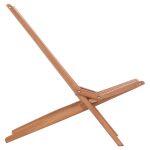 Πολυθρονα Lounge Πτυσσομενη Shigao HM18112 Ξυλο Teak--Φυσικο 61x88.5x89υεκ. - Image 4