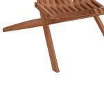 Πολυθρονα Lounge Πτυσσομενη Shigao HM18112 Ξυλο Teak--Φυσικο 61x88.5x89υεκ. - Image 10