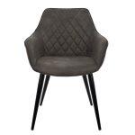 Πολυθρονα Mando HM8006.10 Με Γκρι Nubuck Υφασμα 60x60x84 Εκ. - Image 3