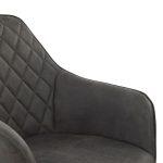 Πολυθρονα Mando HM8006.10 Με Γκρι Nubuck Υφασμα 60x60x84 Εκ. - Image 7