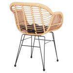 Πολυθρονα Με Μαξιλαρι Μεταλλικη Allegra HM5450.31 Με Wicker Μπεζ 58x59x82υ - Image 14