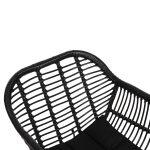 Πολυθρονα Με Μαξιλαρι Μεταλλικη Allegra HM5450.32 Με Wicker Μαυρο 58x59x82υεκ. - Image 7