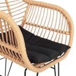 Πολυθρονα Με Μαξιλαρι Μεταλλικη Allegra HM5450.31 Με Wicker Μπεζ 58x59x82υ - Image 17