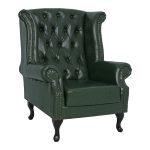 Πολυθρονα-Μπερζερα T.chesterfield Polina HM0053.08 PU Κυπαρισσι 83x79x104 Εκ