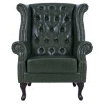 Πολυθρονα-Μπερζερα T.chesterfield Polina HM0053.08 PU Κυπαρισσι 83x79x104 Εκ - Image 3