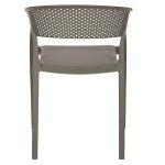 Πολυθρονα Πολυπροπυλενιου Perfoe HM5941.07 Dark Olive 56x50x73υεκ. - Image 6