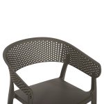 Πολυθρονα Πολυπροπυλενιου Perfoe HM5941.07 Dark Olive 56x50x73υεκ. - Image 7