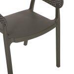 Πολυθρονα Πολυπροπυλενιου Perfoe HM5941.07 Dark Olive 56x50x73υεκ. - Image 8