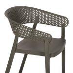 Πολυθρονα Πολυπροπυλενιου Perfoe HM5941.07 Dark Olive 56x50x73υεκ. - Image 9