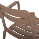 Πολυθρονα Πολυπροπυλενιου Philly HM6123.06 Μπεζ 58,5x49x83,5υεκ. - Image 10