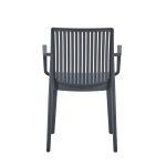 Πολυθρονα Πολυπροπυλενιου Ida HM6127.03 Γκρι 53x50x82υεκ. - Image 5