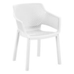 Πολυθρονα Πολυπροπυλενιου Peggy HM6368.01 Λευκο 60x55x79υεκ
