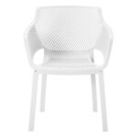 Πολυθρονα Πολυπροπυλενιου Peggy HM6368.01 Λευκο 60x55x79υεκ - Image 3