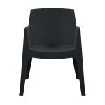 Πολυθρονα Πολυπροπυλενιου Sleek HM6370.02 Μαυρη 68x63x82,5υεκ. - Image 3