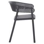 Πολυθρονα Πολυπροπυλενιου Perfoe HM5941.10 Γκρι 56x50x73υεκ. - Image 4